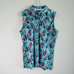 Masters Magnolia Lane Collection Sleeveless Golf Polo